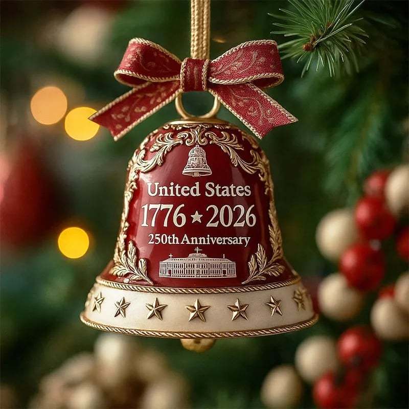 🎉Buy 2 Get 1 FREE❤️‍🔥United States 250th Anniversary Bell Ornament