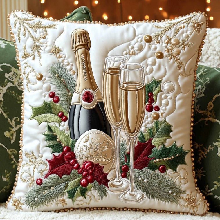 Champagne Night XR1810002CL Quilt Pillow Case-tidenox