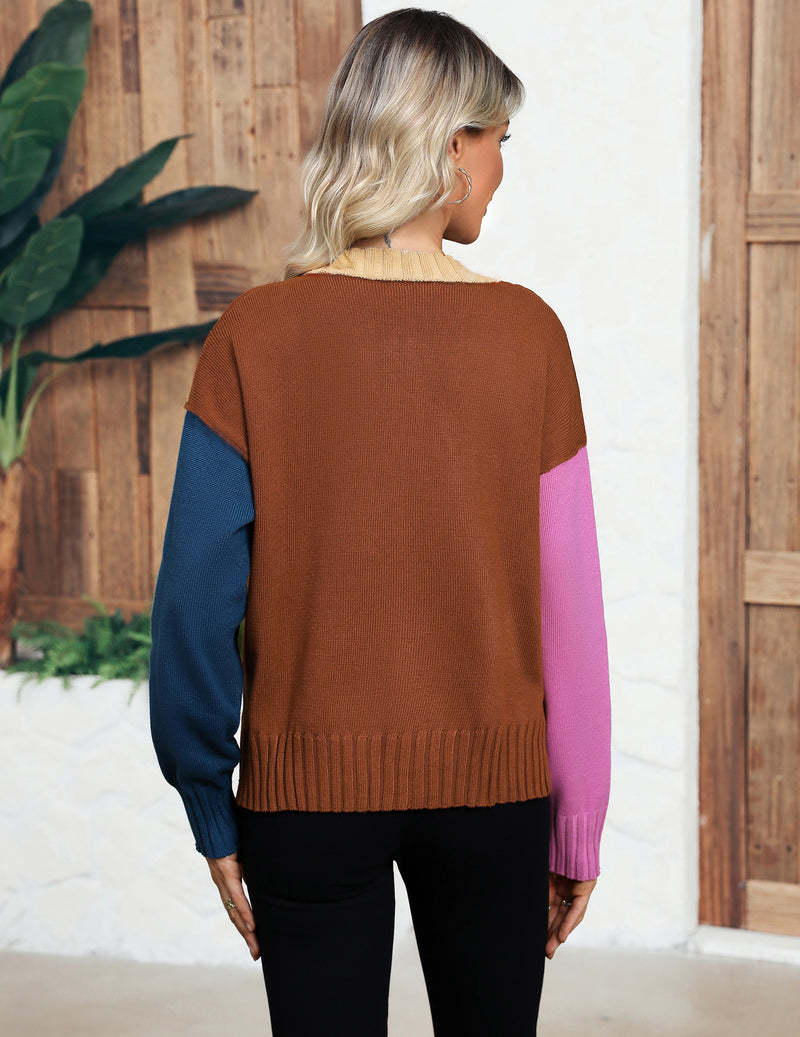 Zeagoo Women's Cropped Cardigan 2024 Fall Button Sweaters-tidenox