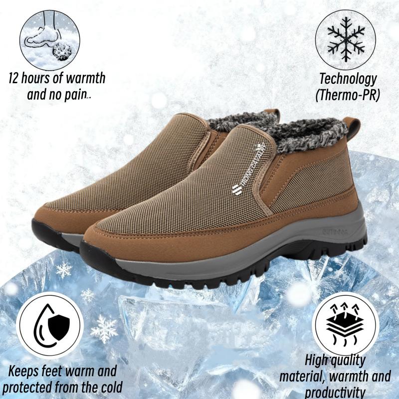 (⏰50% discount on new products, today only) Men's comfortable winter boots 👞Warmth and arch support ✅A must-have item for men in winter-tidenox
