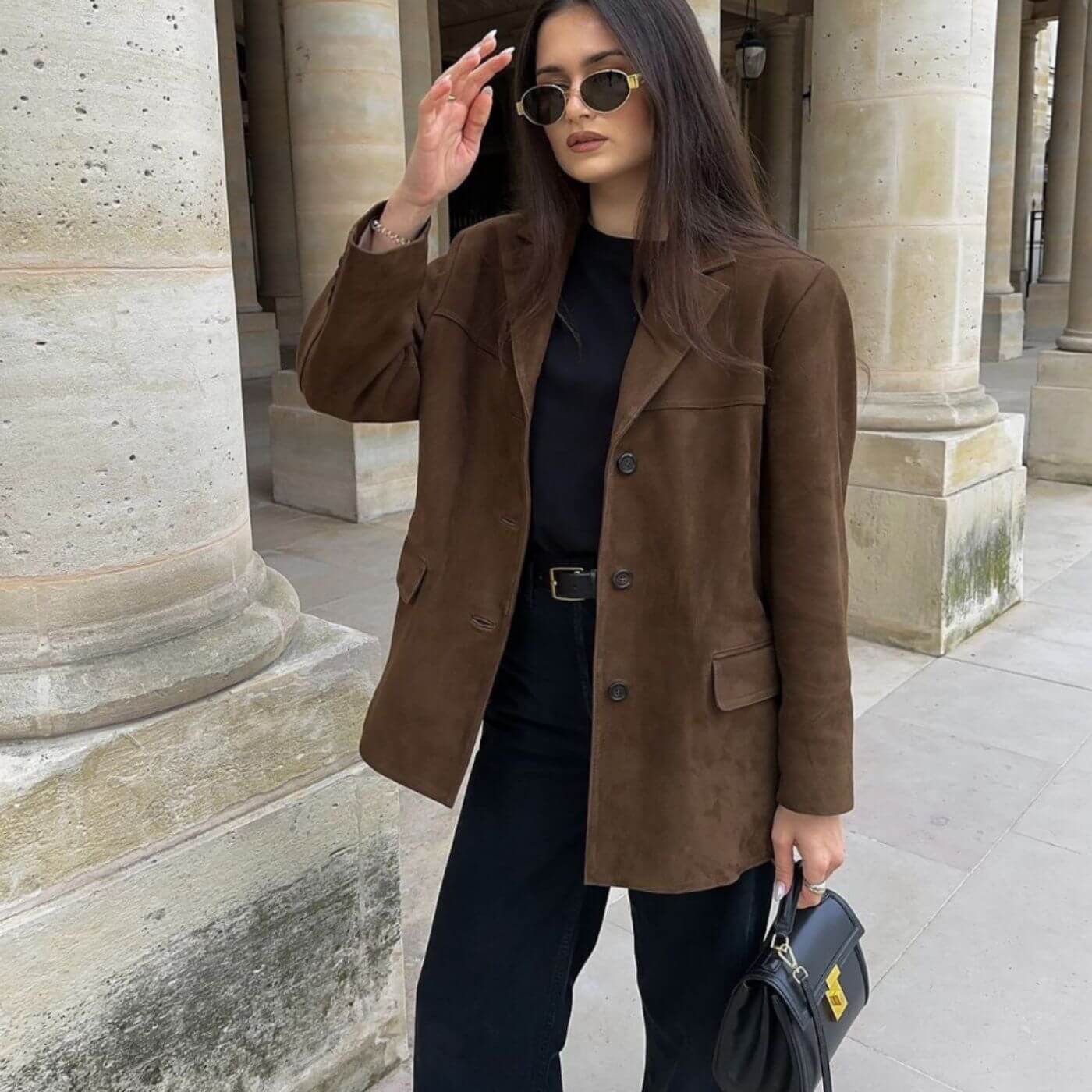 Luxurious Vintage Suede Blazer