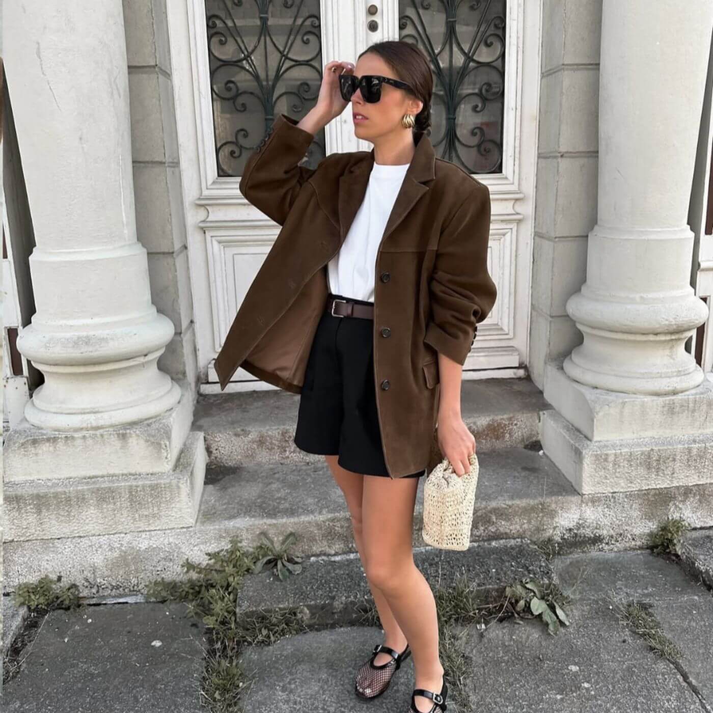 Luxurious Vintage Suede Blazer