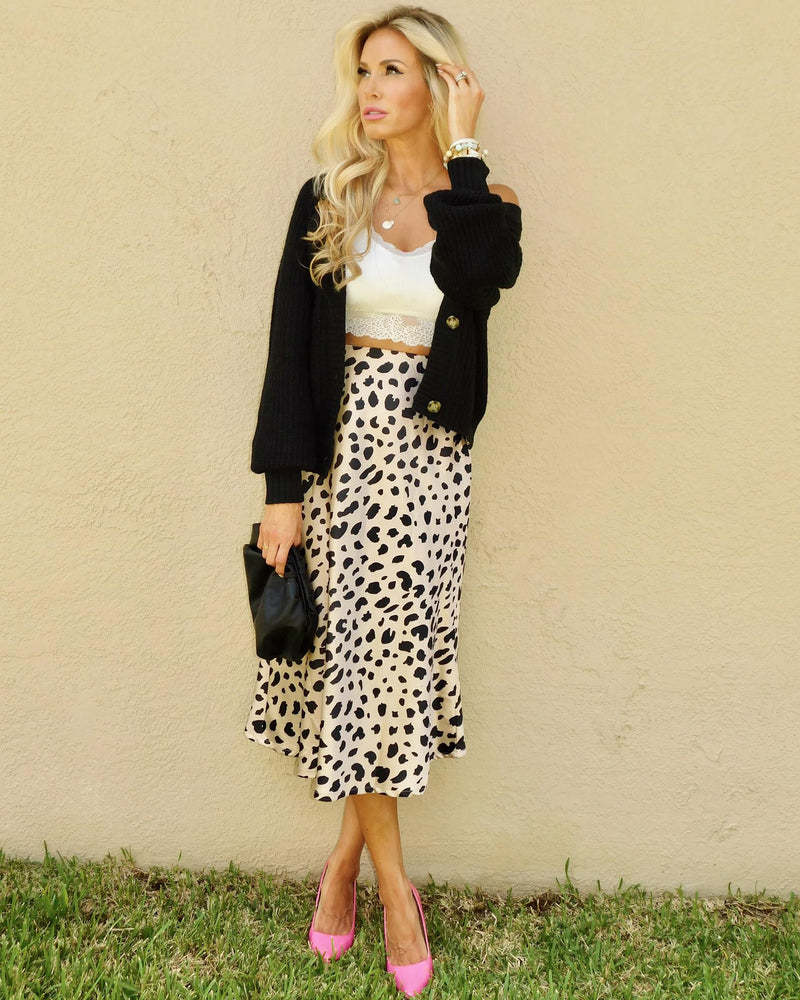 Zeagoo Women's 2023 Fall Chunky Knit Cardigans Open Front Long Sleeve V Neck Button Loose Cardigan Sweaters-tidenox