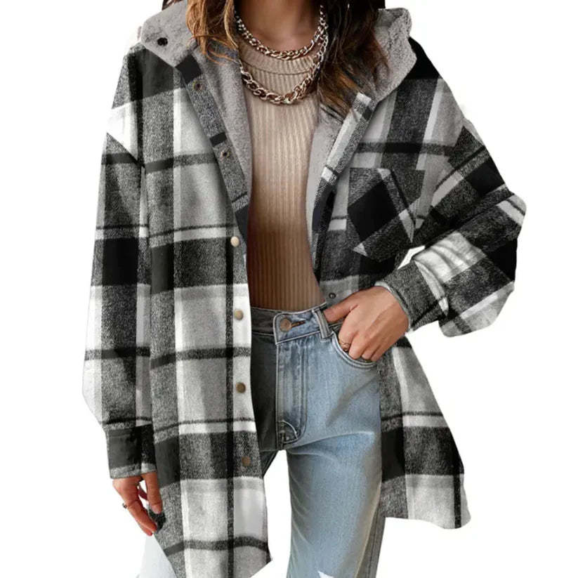 Ceylan Teddy Bear Cozy Flannel Jacket