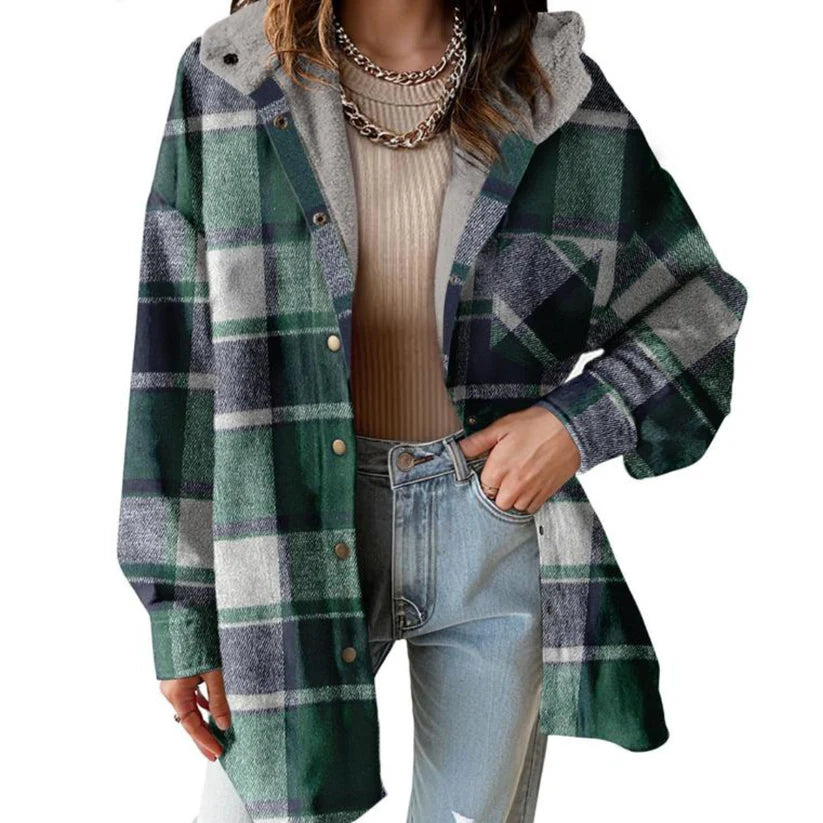 Ceylan Teddy Bear Cozy Flannel Jacket