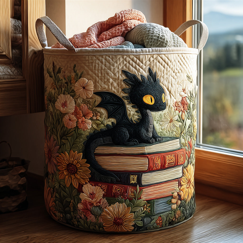 Book Guardian Quilted Laundry Basket NCU0PVL626