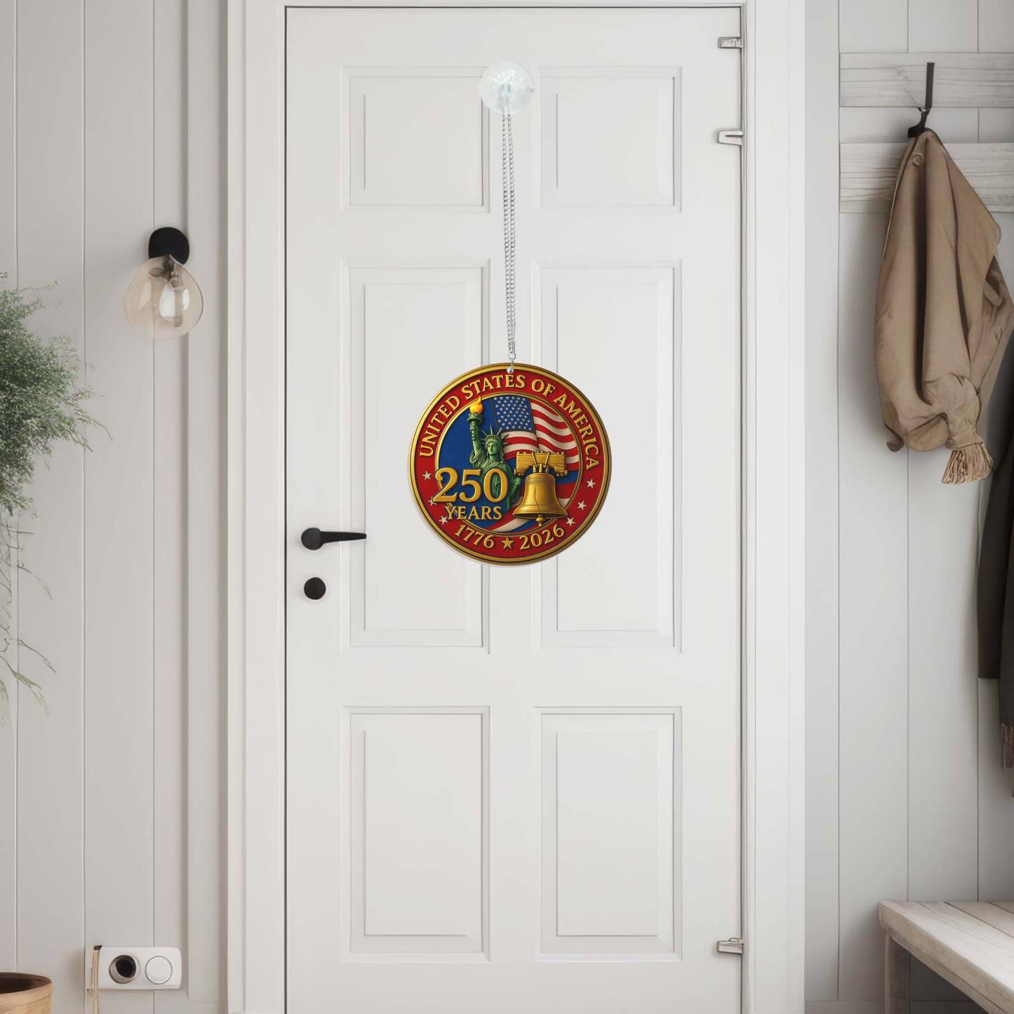 America 250th Anniversary USA 4th Of july Suncatcher-tidenox