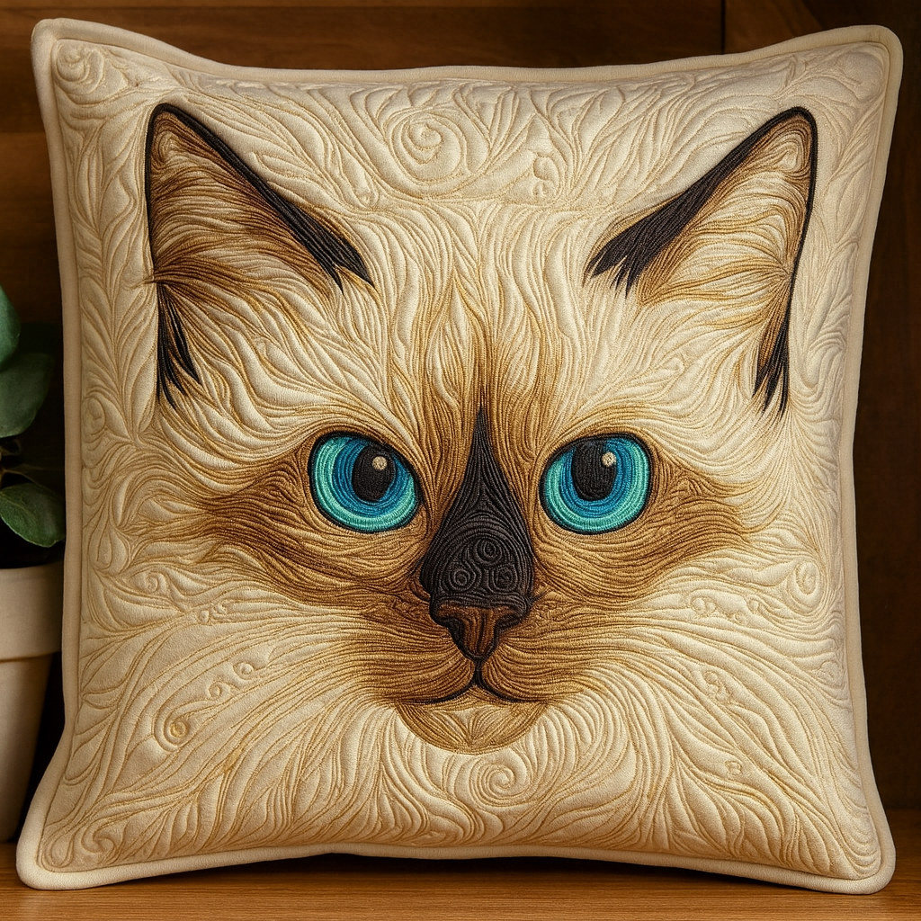 Interesting Quilted Pillow