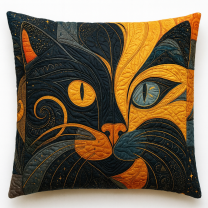 Interesting Quilted Pillow