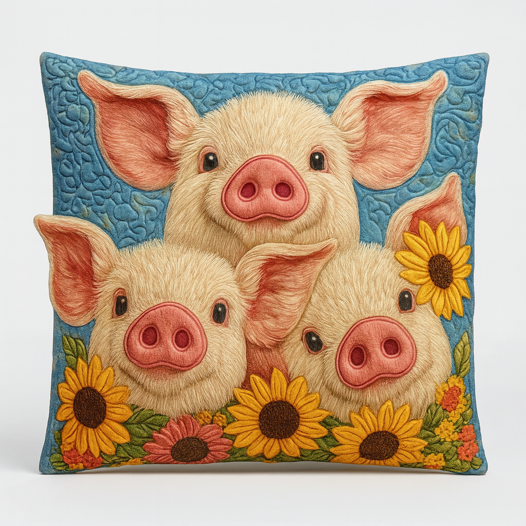 Interesting Quilted Pillow
