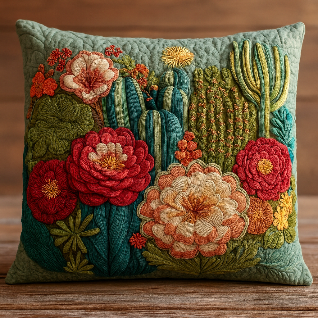 Interesting Quilted Pillow