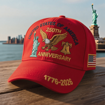 Eagle & Liberty – United States 250th Anniversary Hat