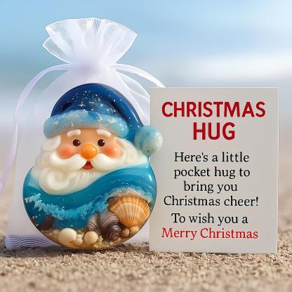 🎅✨Sea Glass Santa Pocket Hug-tidenox