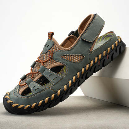 🔥Last Day 70% Off🔥Men's Casual Comfort Leather Sandals, Comfortable Orthopedic Walking Shoes-tidenox