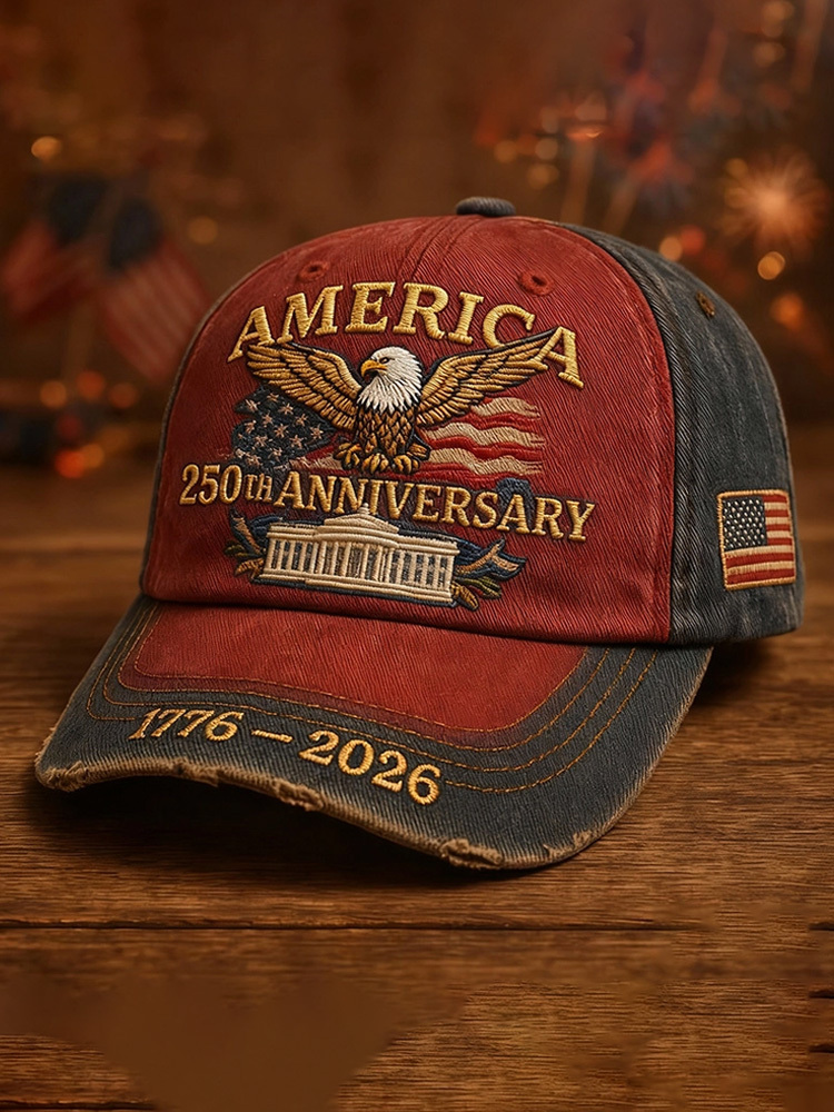 United States 250th Anniversary Print Cap