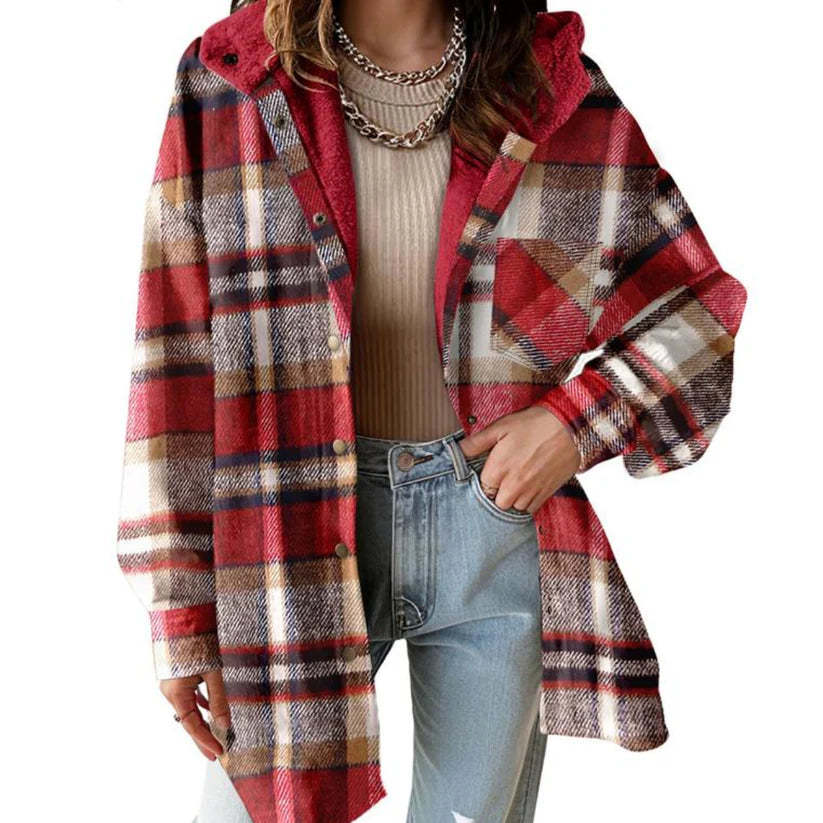 Ceylan Teddy Bear Cozy Flannel Jacket