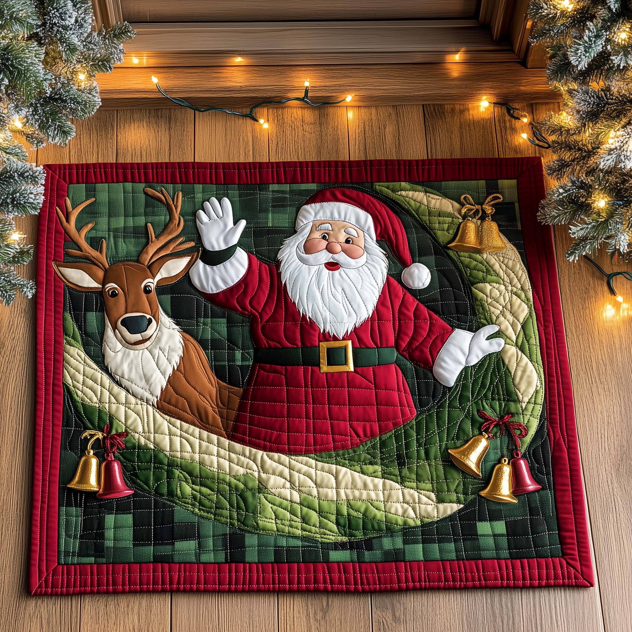 Christmas Santa Doormat GFTOHD11380-tidenox