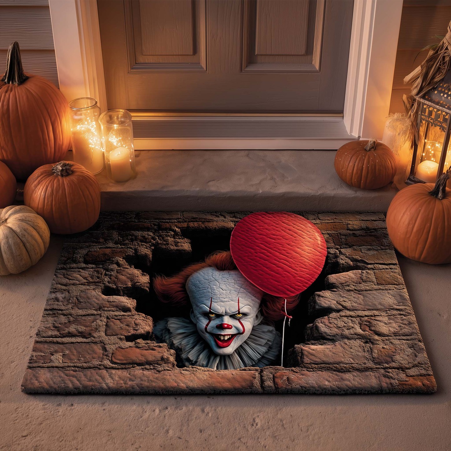 Creepy Clown Doormat GFTOHD11425-tidenox