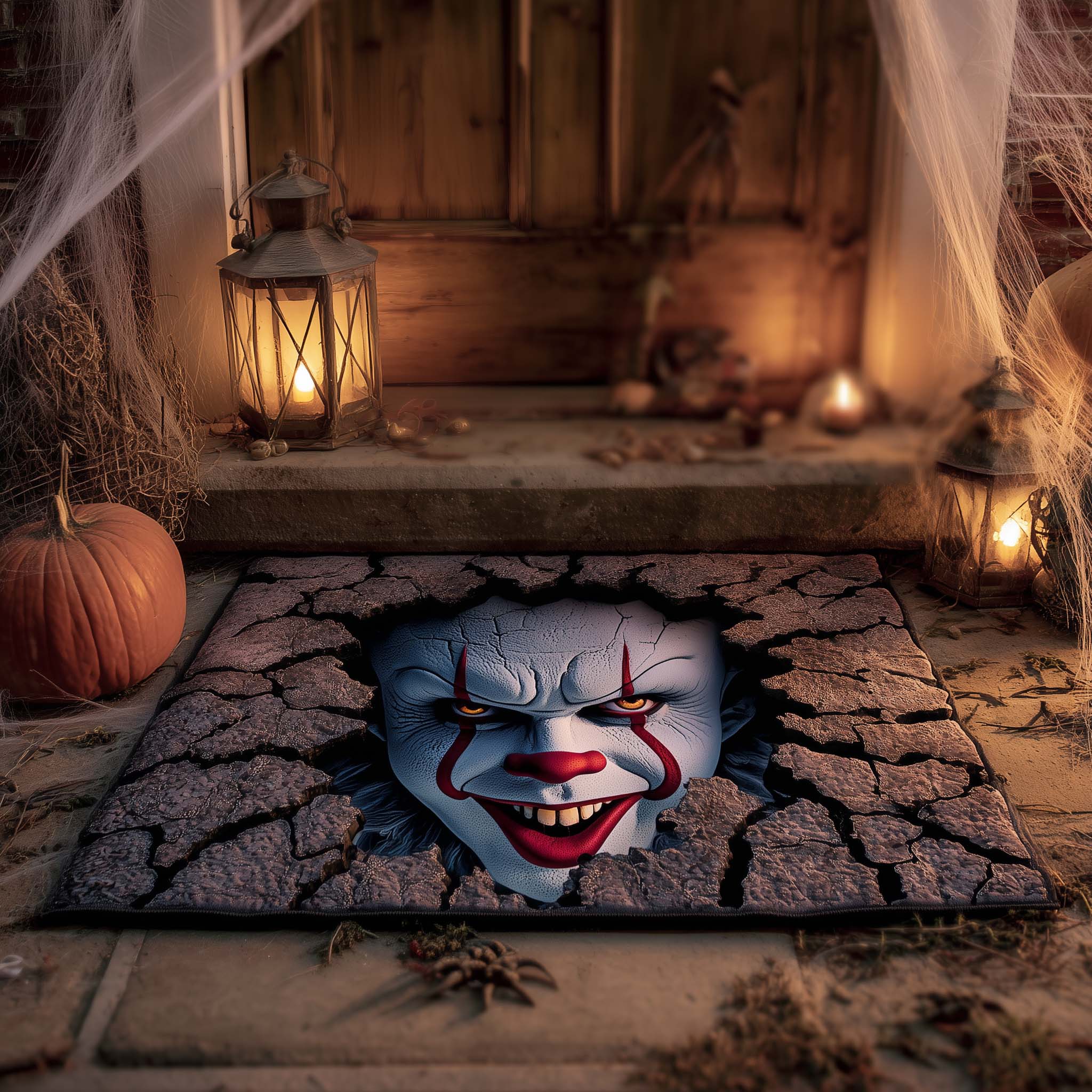 Creepy Clown Doormat GFTOHD11427-tidenox