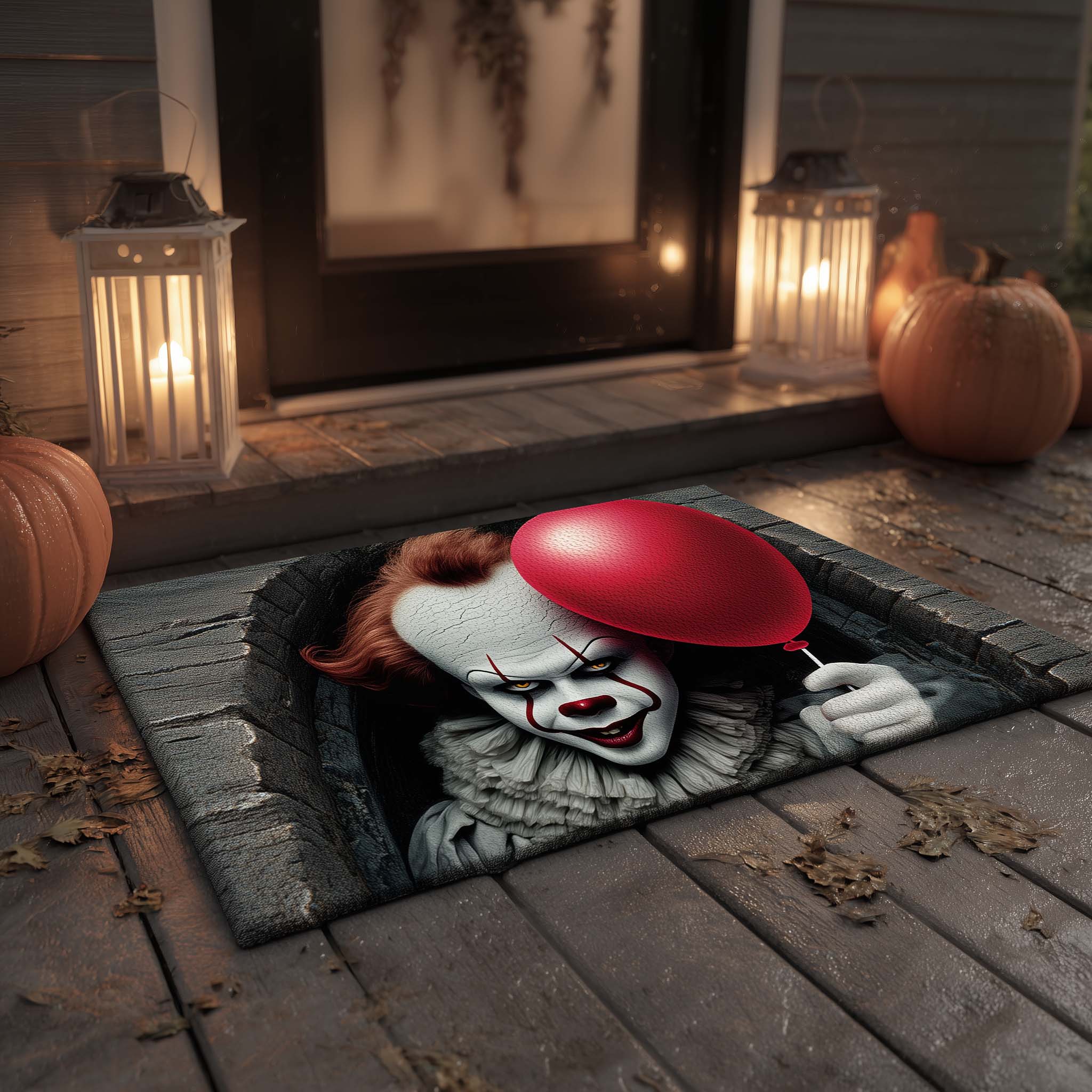 Creepy Clown Doormat GFTOHD11428-tidenox