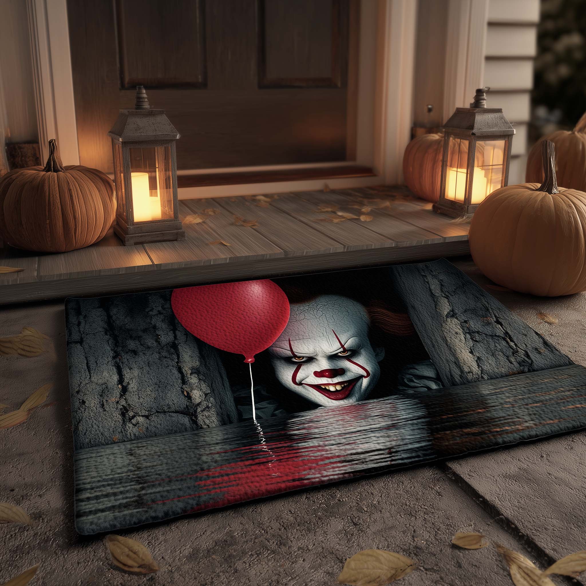Creepy Clown Doormat GFTOHD11429-tidenox