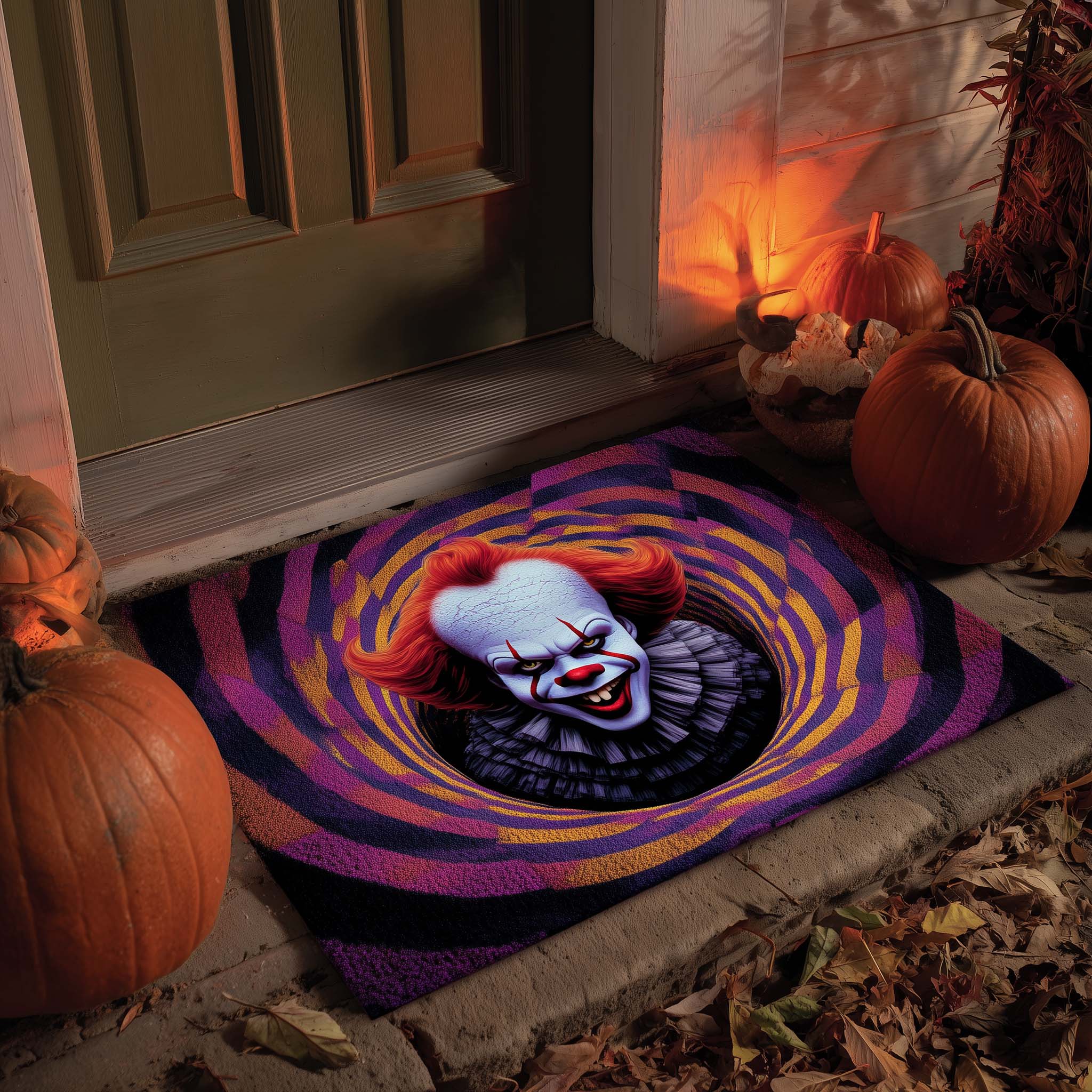 Creepy Clown Doormat GFTOHD11432-tidenox