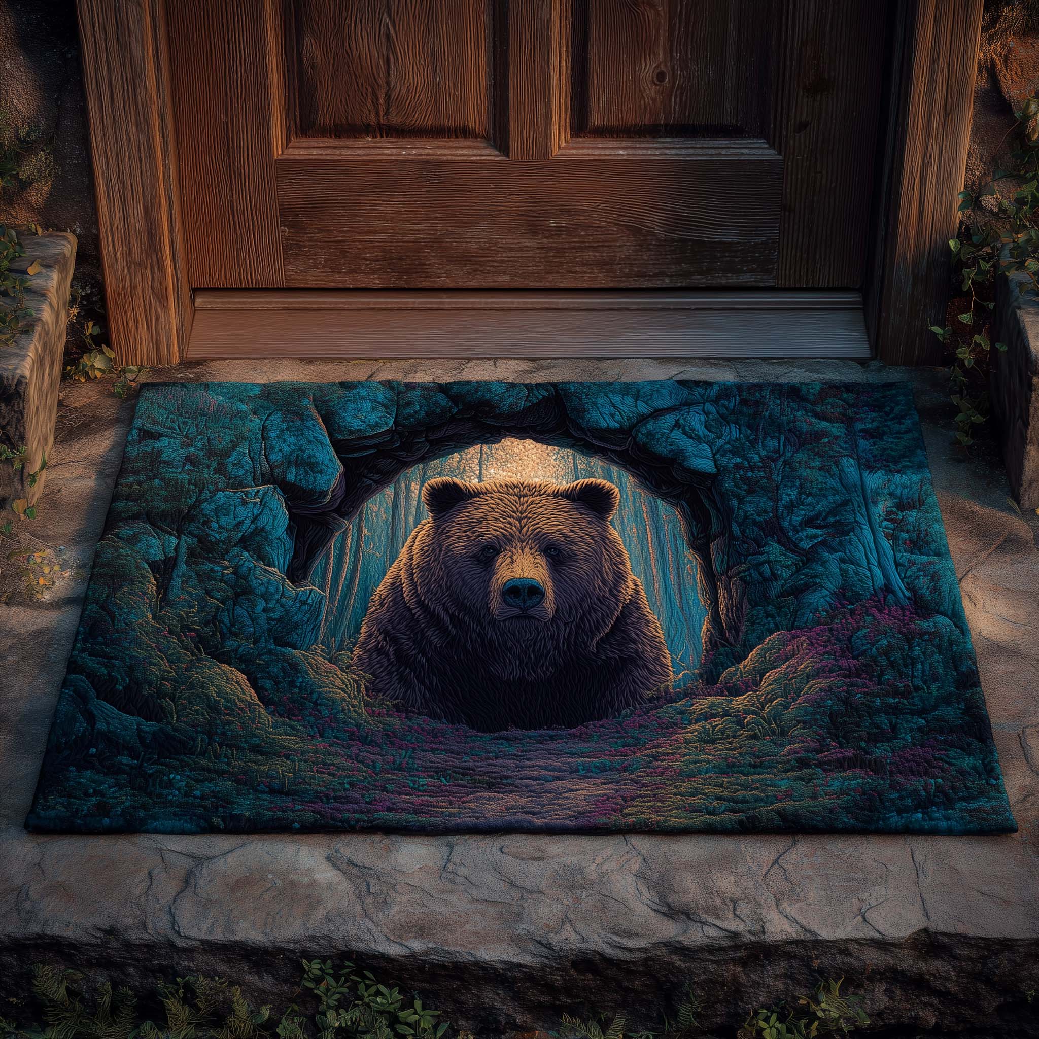 Mystical Portal Bear Doormat GFTOHD11557-tidenox
