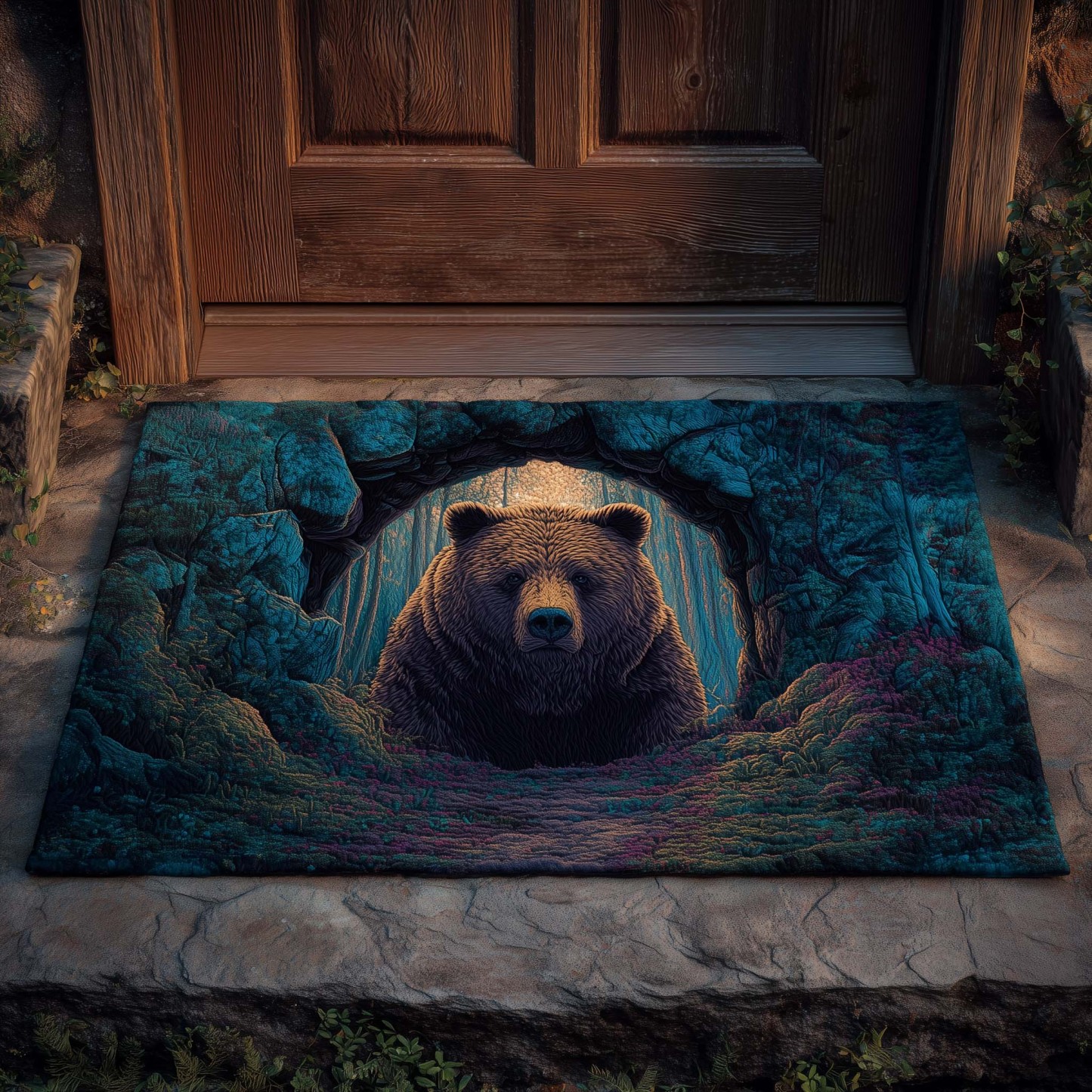 Mystical Portal Bear Doormat GFTOHD11557-tidenox