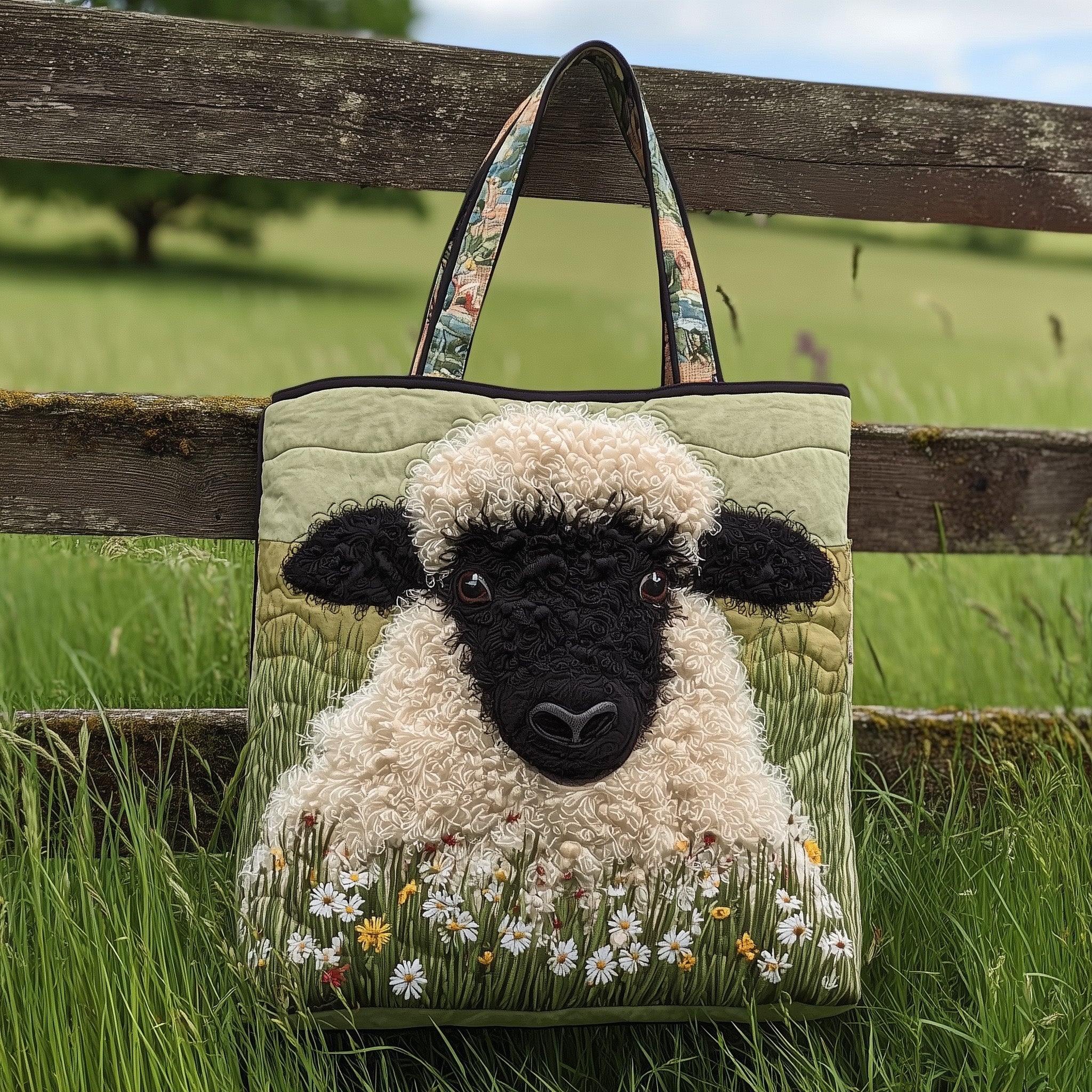 Whispers of Wool Quilted Tote Bag GFTOTL4459-tidenox
