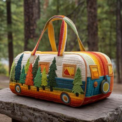 Camping Trailer Quilted Duffle Bag GFTOTP10808