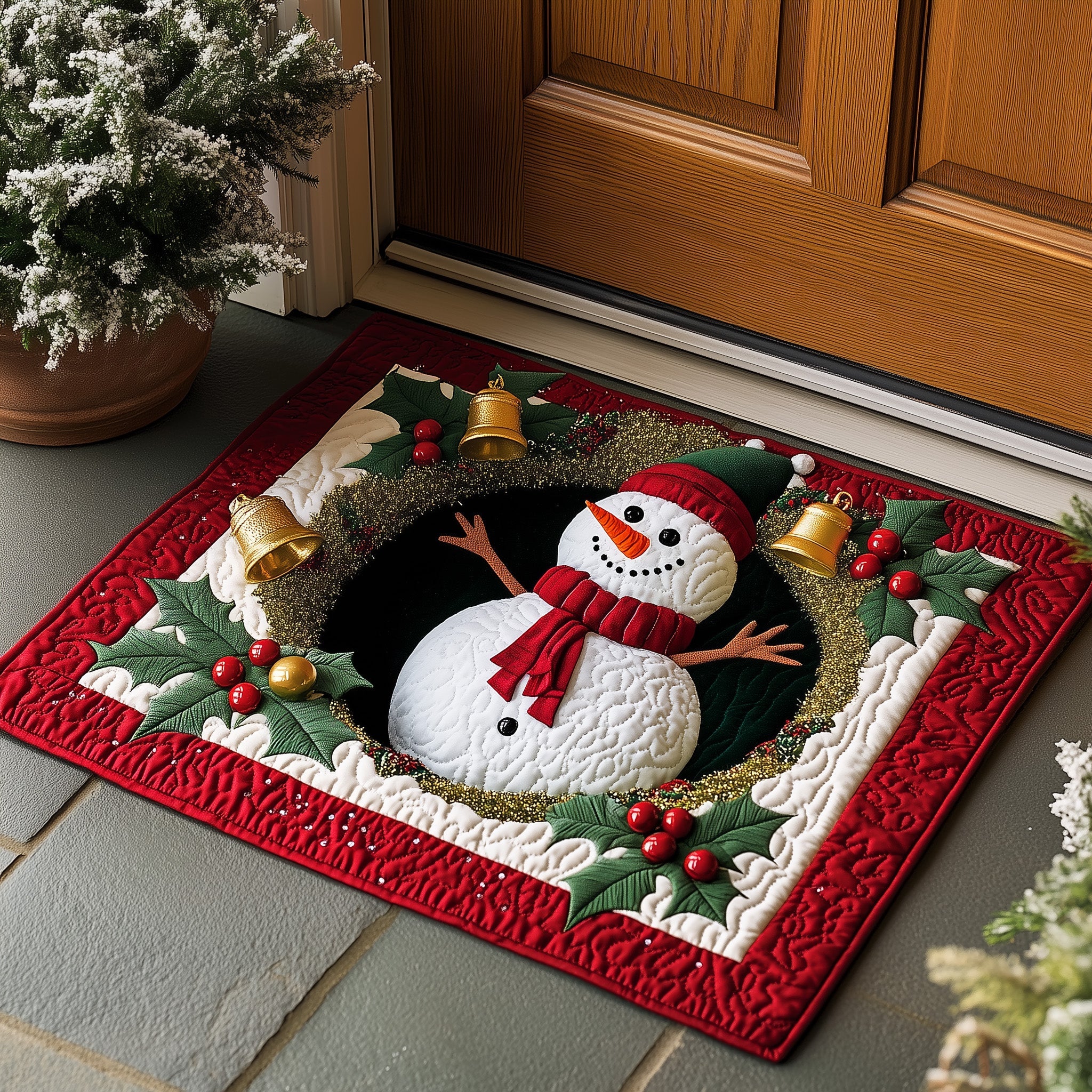 Frosty Snowman Doormat GFTOYC754-tidenox