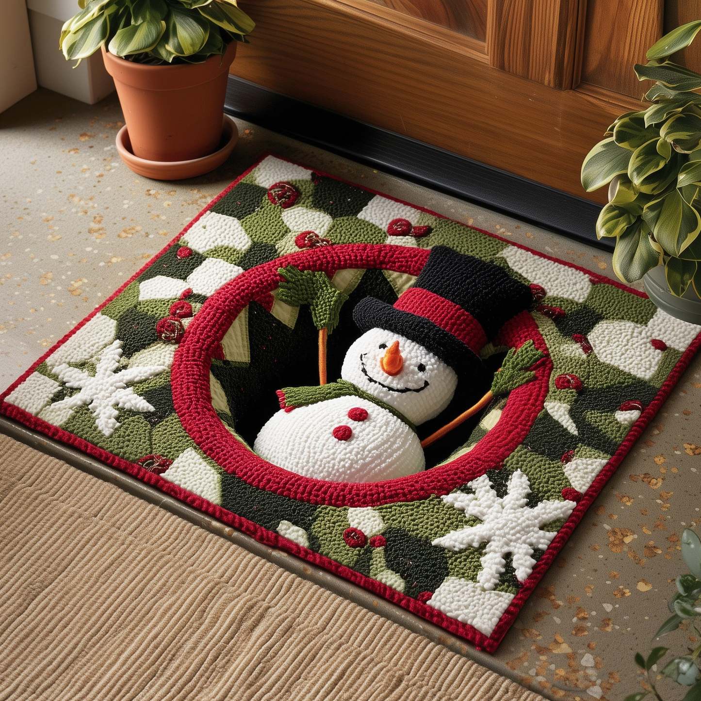 Frosty Snowman Doormat GFTOYC755-tidenox