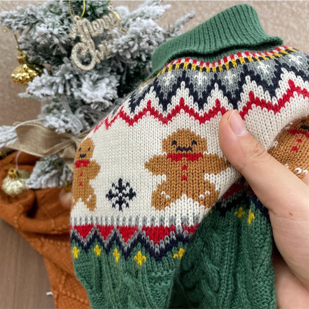 Gingerbread Man Christmas Pet Sweater | NCS-tidenox