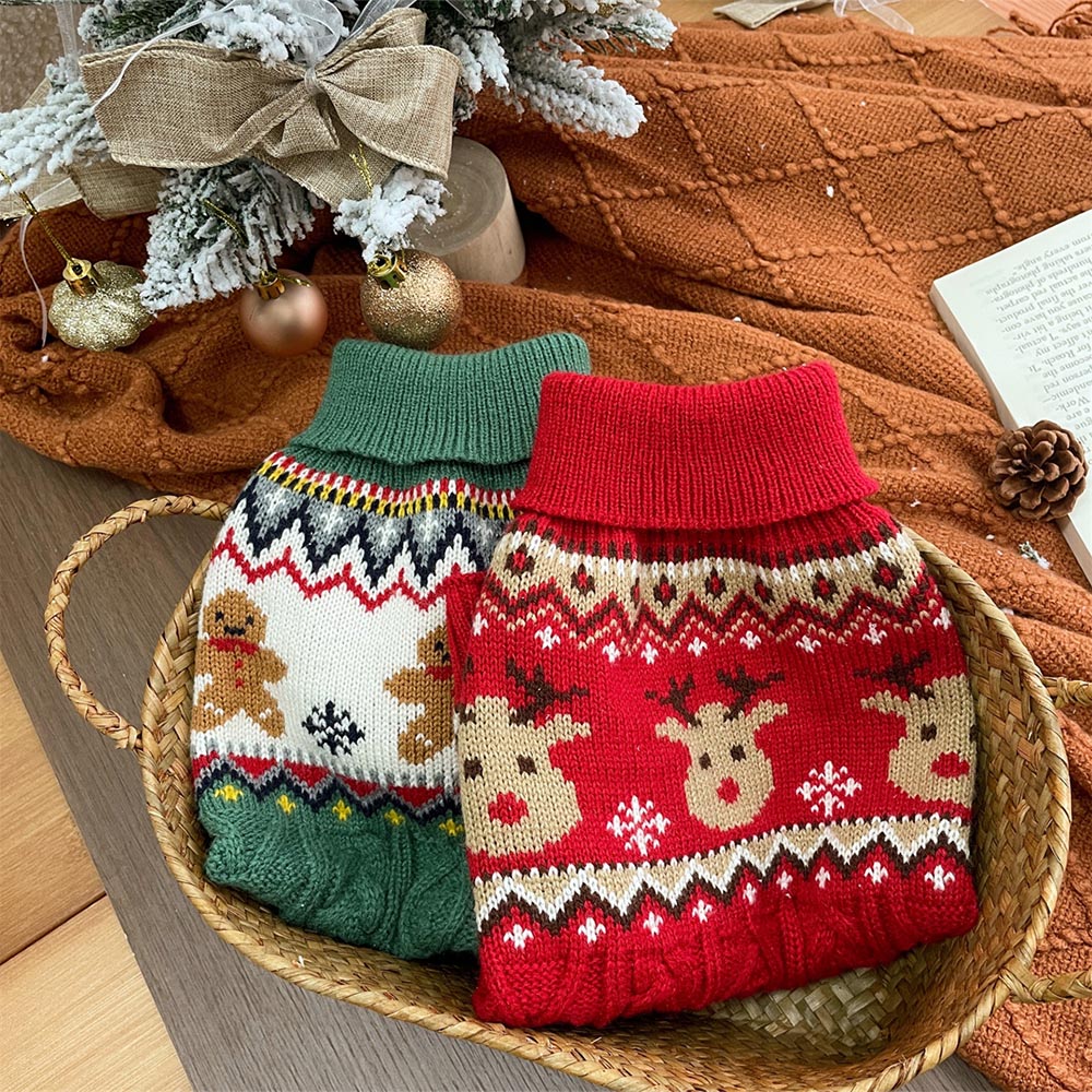 Gingerbread Man Christmas Pet Sweater | NCS-tidenox