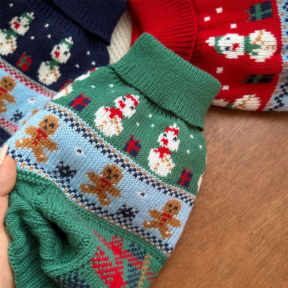 Gingerbread Man Christmas Pet Sweater | NCS-tidenox