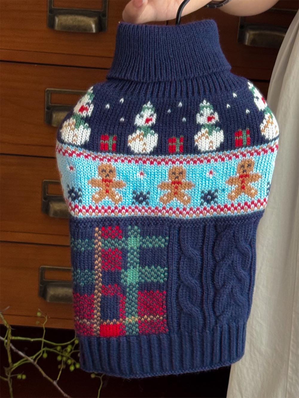 Gingerbread Man Christmas Pet Sweater | NCS-tidenox
