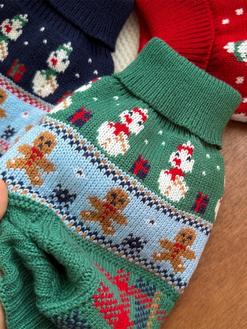 Gingerbread Man Christmas Pet Sweater | NCS-tidenox