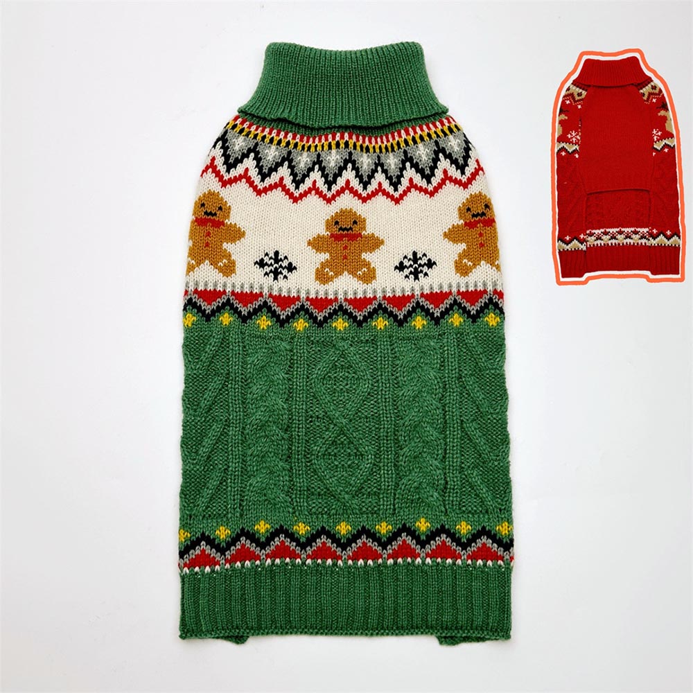 Gingerbread Man Christmas Pet Sweater | NCS-tidenox