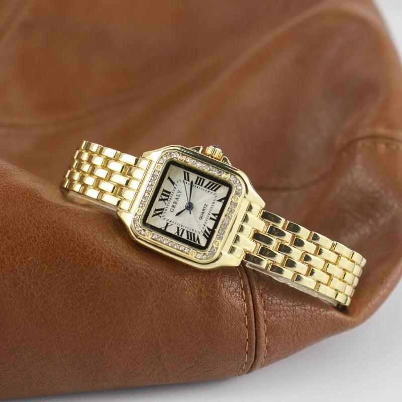 Isabella Vintage Watch – Timeless Elegance in Gold or Silver-tidenox