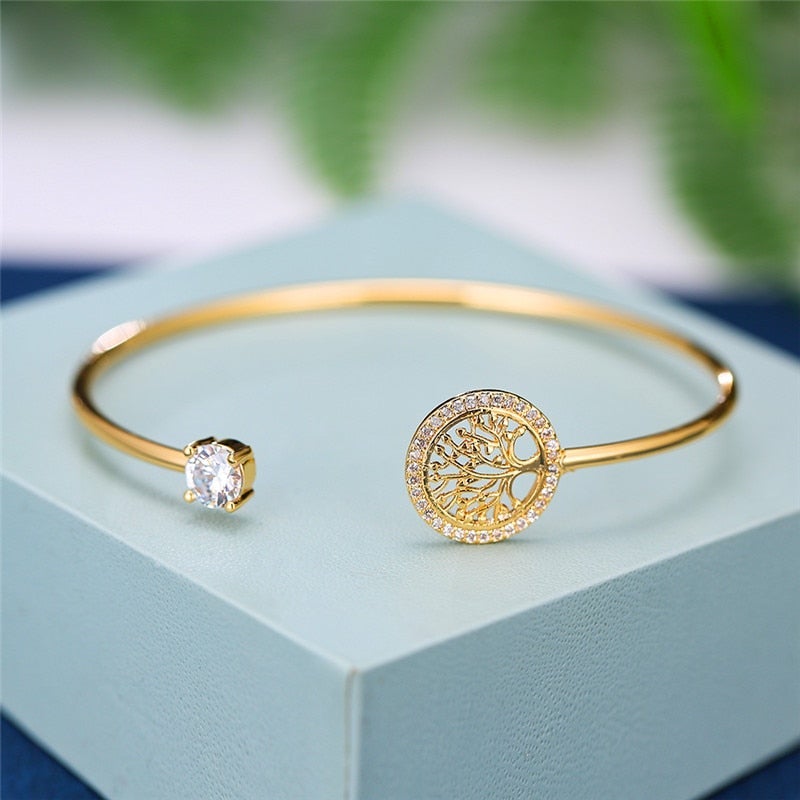 Adjustable Tree of Life Bracelet-tidenox