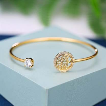 Adjustable Tree of Life Bracelet-tidenox