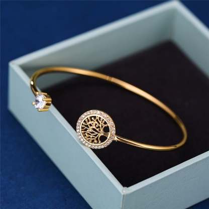 Adjustable Tree of Life Bracelet-tidenox