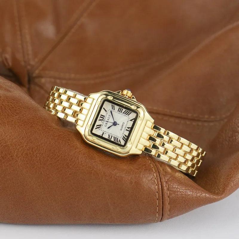 Isabella Vintage Watch – Timeless Elegance in Gold or Silver-tidenox