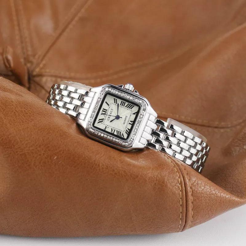 Isabella Vintage Watch – Timeless Elegance in Gold or Silver-tidenox