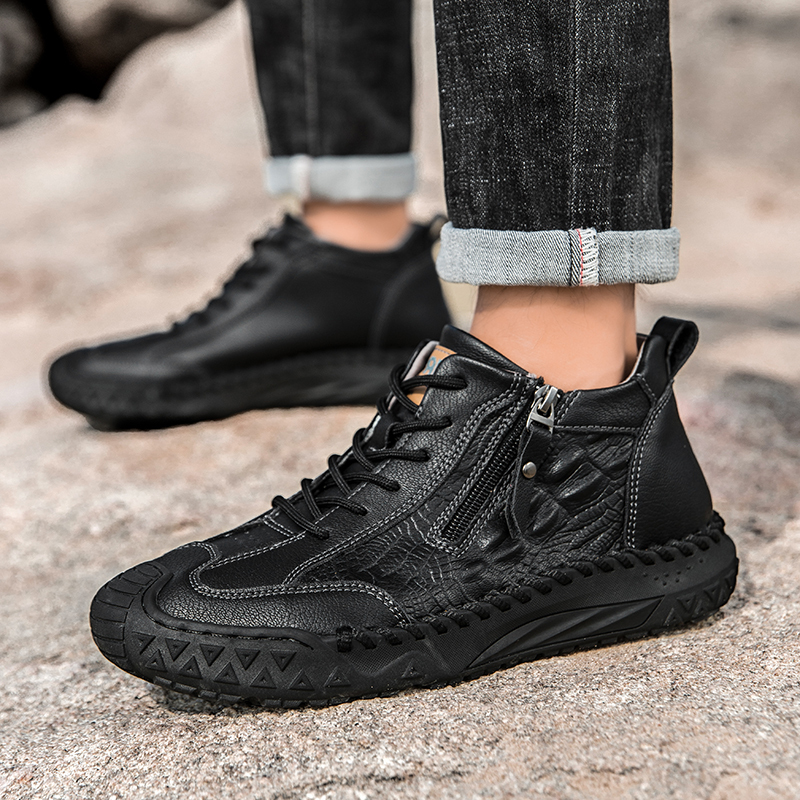 ⏰ Clearance Sale – 70% OFF 🔥 Men's Vintage Outdoor Work Boots – Handcrafted, Waterproof & Slip-Resistant-tidenox