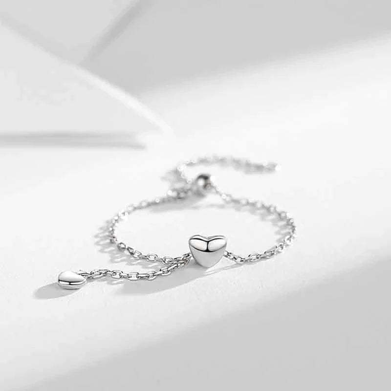 Adjustable Heart Tassel Ring – Whimsical & Romantic-tidenox