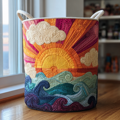 Sunshine Quilted Laundry Basket NCU0QN003
