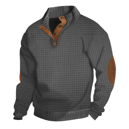Men's Long Sleeve Cashmere Sweatshirt-tidenox