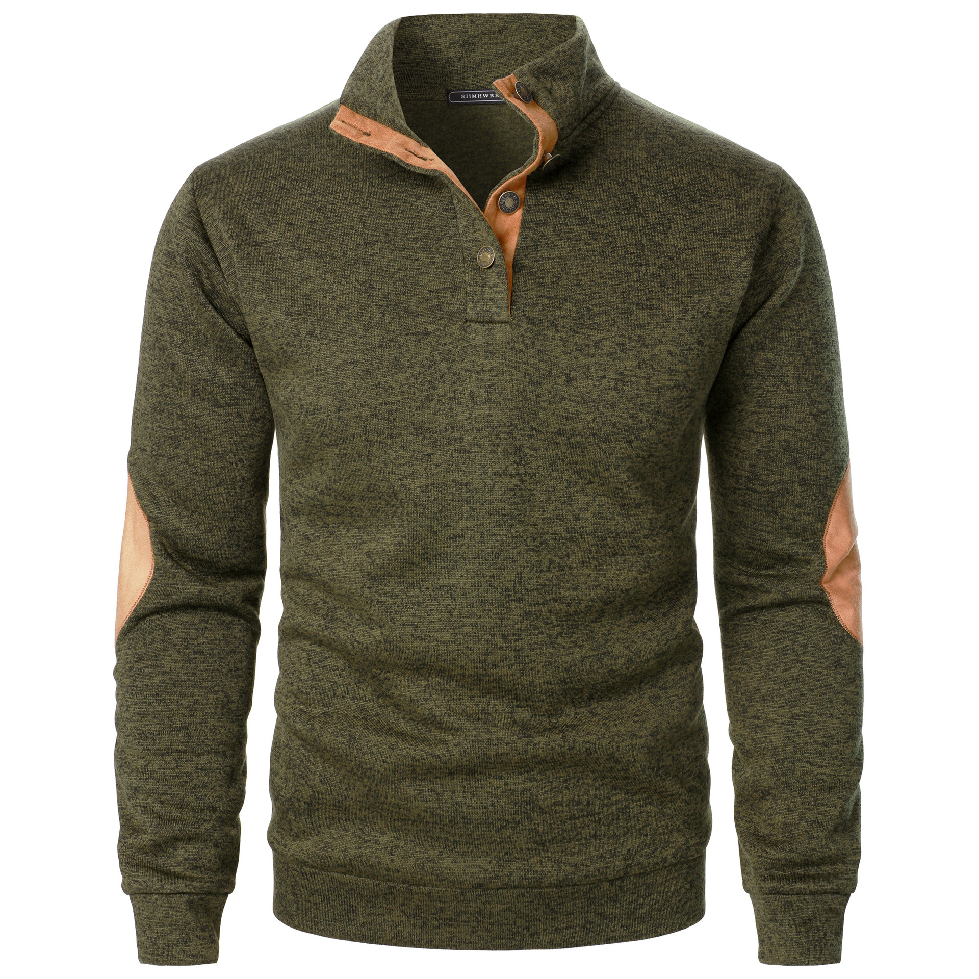 Men's Outdoor Casual Henley Long Sleeve Sweater-tidenox