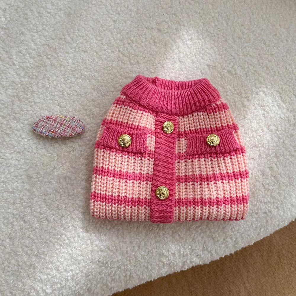 Pink Parisian Chic Knitted Pet Sweater | NCS-tidenox